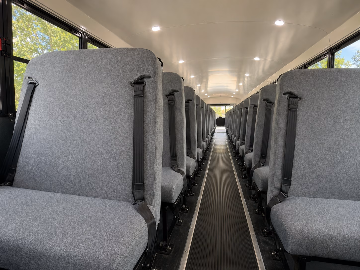 new bedford school bus interior