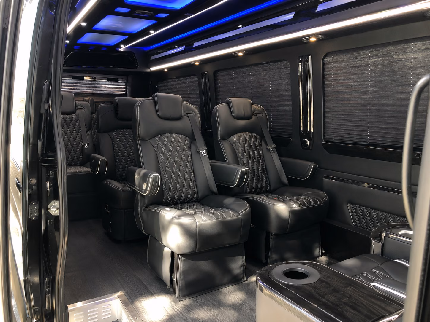 new bedford sprinter van with driver interior
